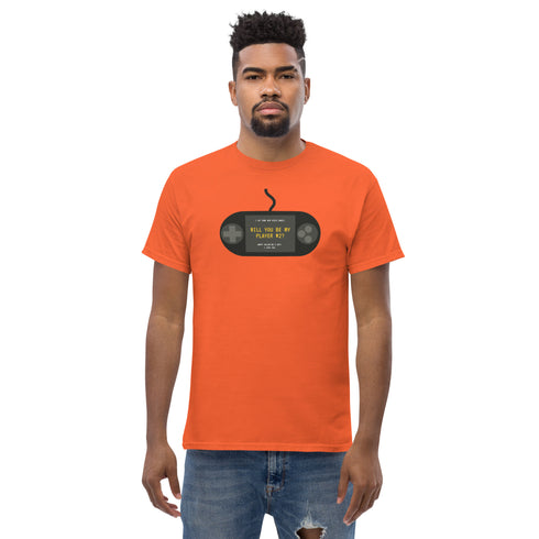 "Will You Be My Player 2" Geeky Valentine's Tee